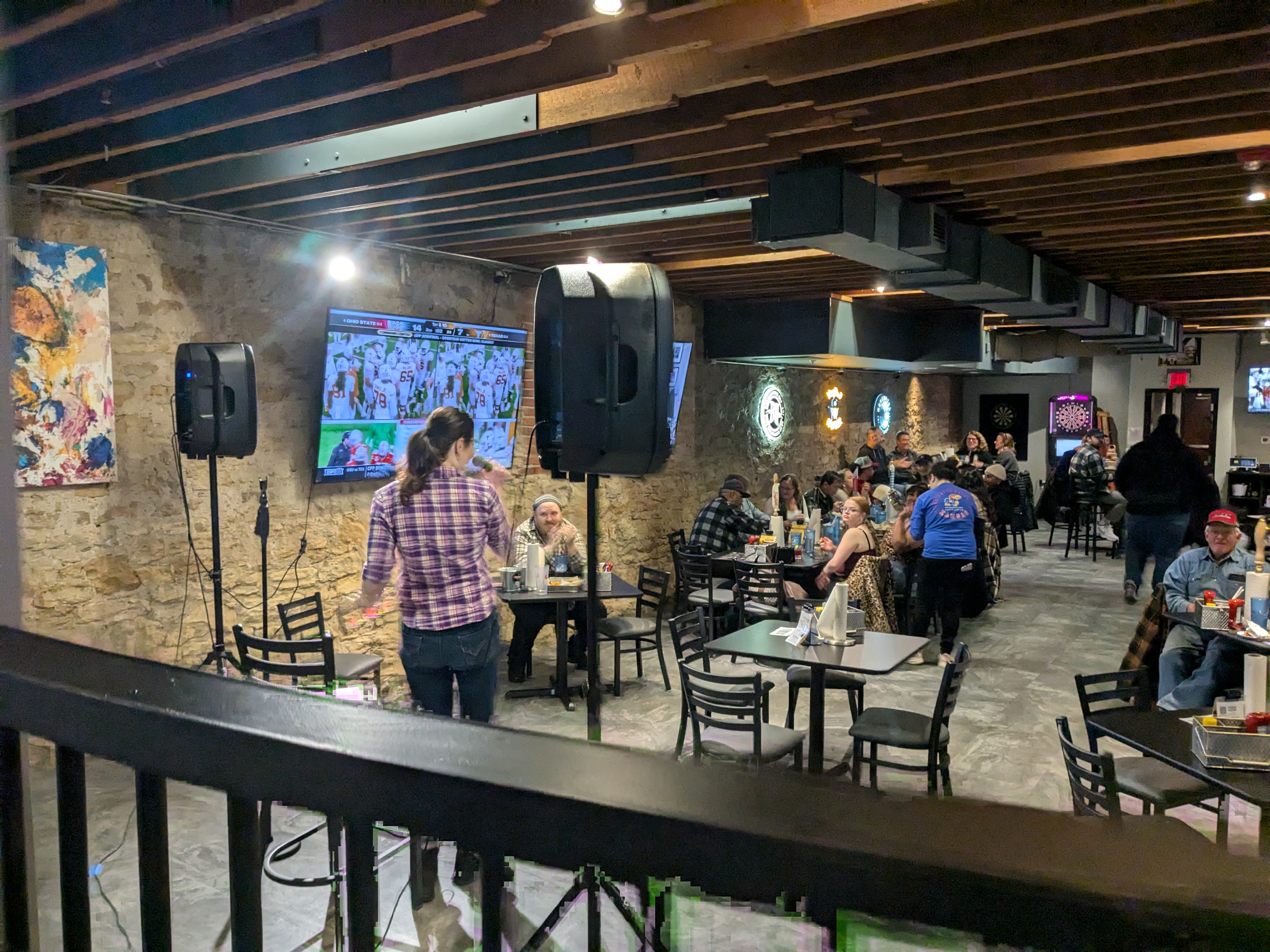 Stand-up night at Mr. Brew's Taphouse in Lawrence Kansas