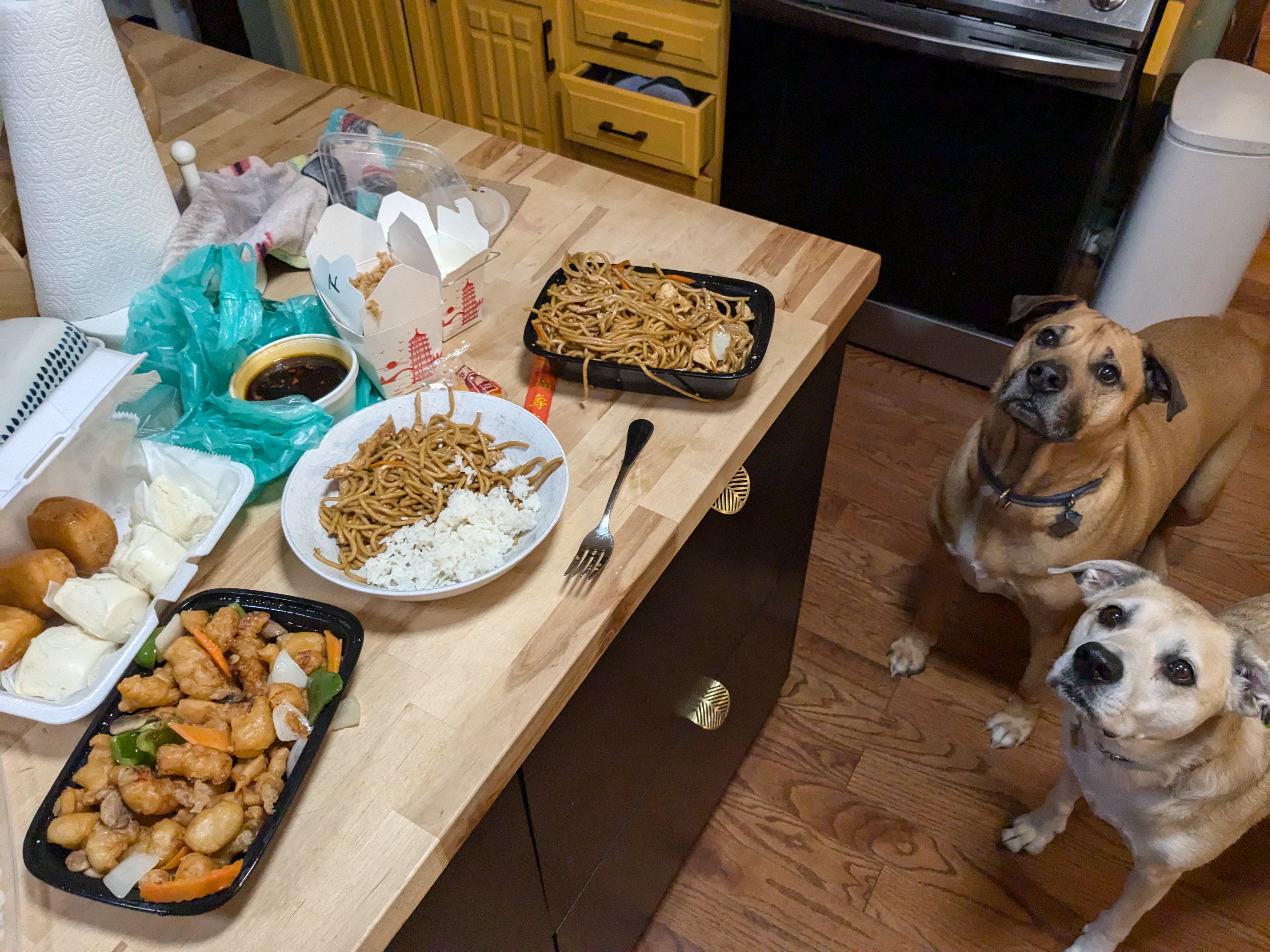 take home food from Red Pepper chinese resteraunt in Lawrence Kansas